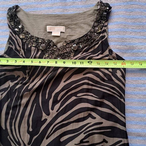 Michael Kors Zebra Print Dress, Size SP - Picture 8 of 9